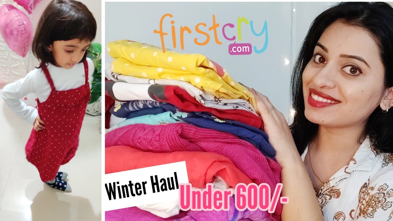 Firstcry Winter Shopping Haul | Christmas Sale 2020 | Toddler Girl