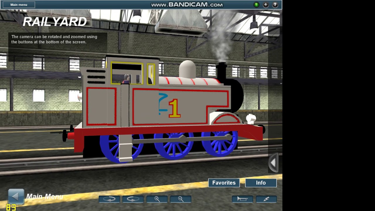 sam the thomas fan in trainz - YouTube