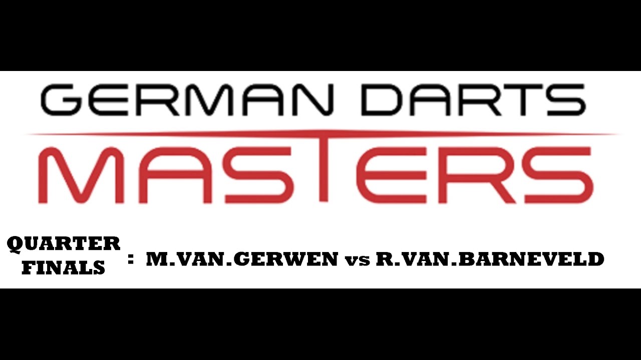 2017 German Darts Masters HD - Quarter Final & Interview [4of4]: Michael V.Gerwen vs R.V.Barneveld darts distance