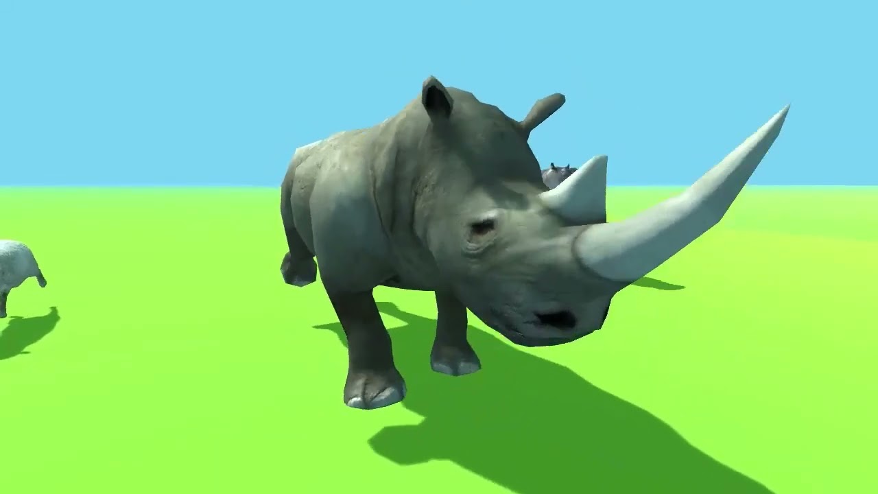 Rhino Speed Race in Planet Zoo | Near Threatened Animals Speed Race