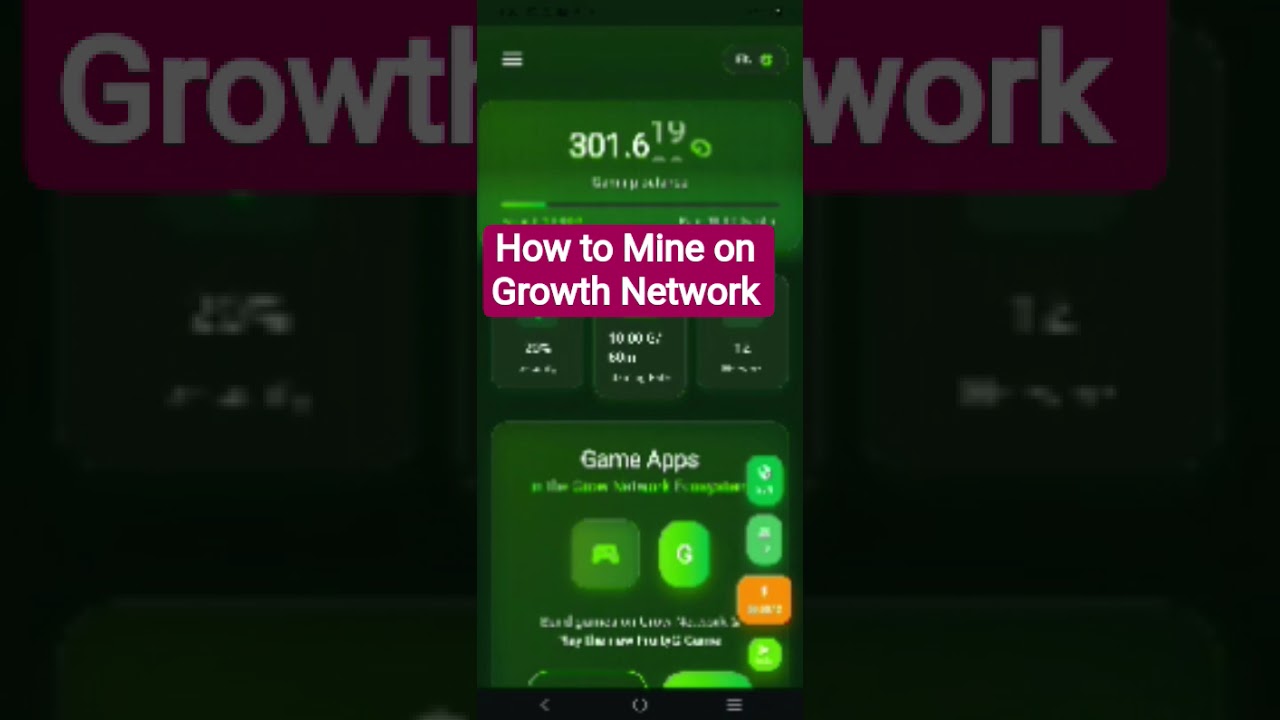 How to Mine on Growth Network 