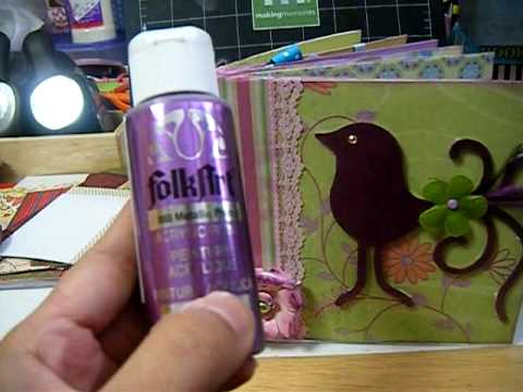 scrapbook paper Mini Album 