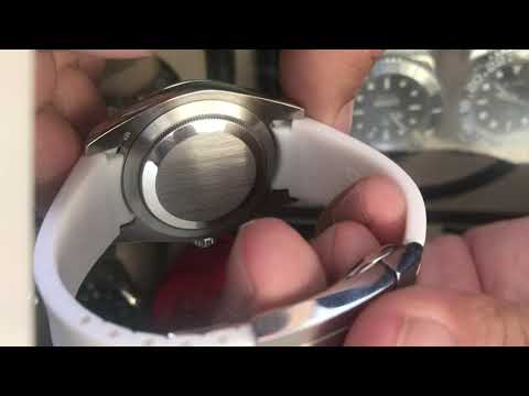 Bliger homage blue dial with orange hand nh35 rubber B