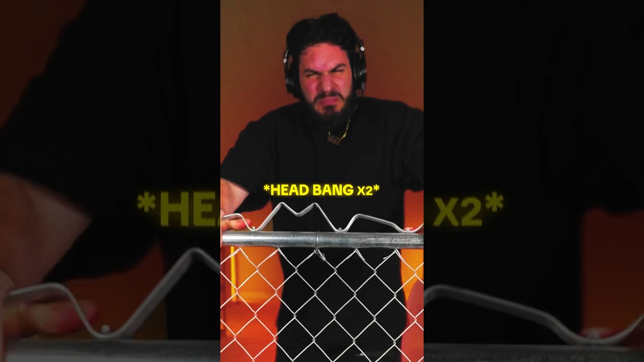 Majed breaks his fence for a dubstep song 💀