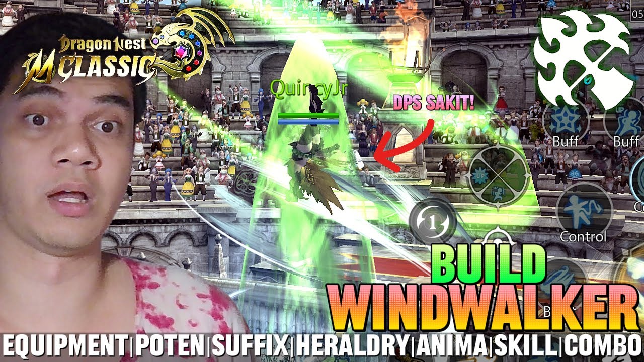 BUILD WINDWALKER Lv.50 | LENGKAP DENGAN GEAR,SKILL,ANIMA,ROTASI SKILL - DRAGON NEST M: CLASSIC