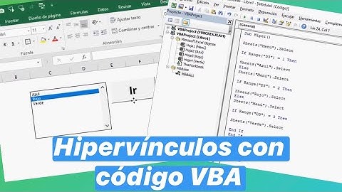 🔝Como crear HIPERVÍNCULOS 🔑 en EXCEL con código VBA