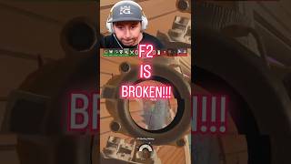 F2 IS BROKEN!!! #rainbowsixsiege #rainbowsix #r6 #r6s #gaming
