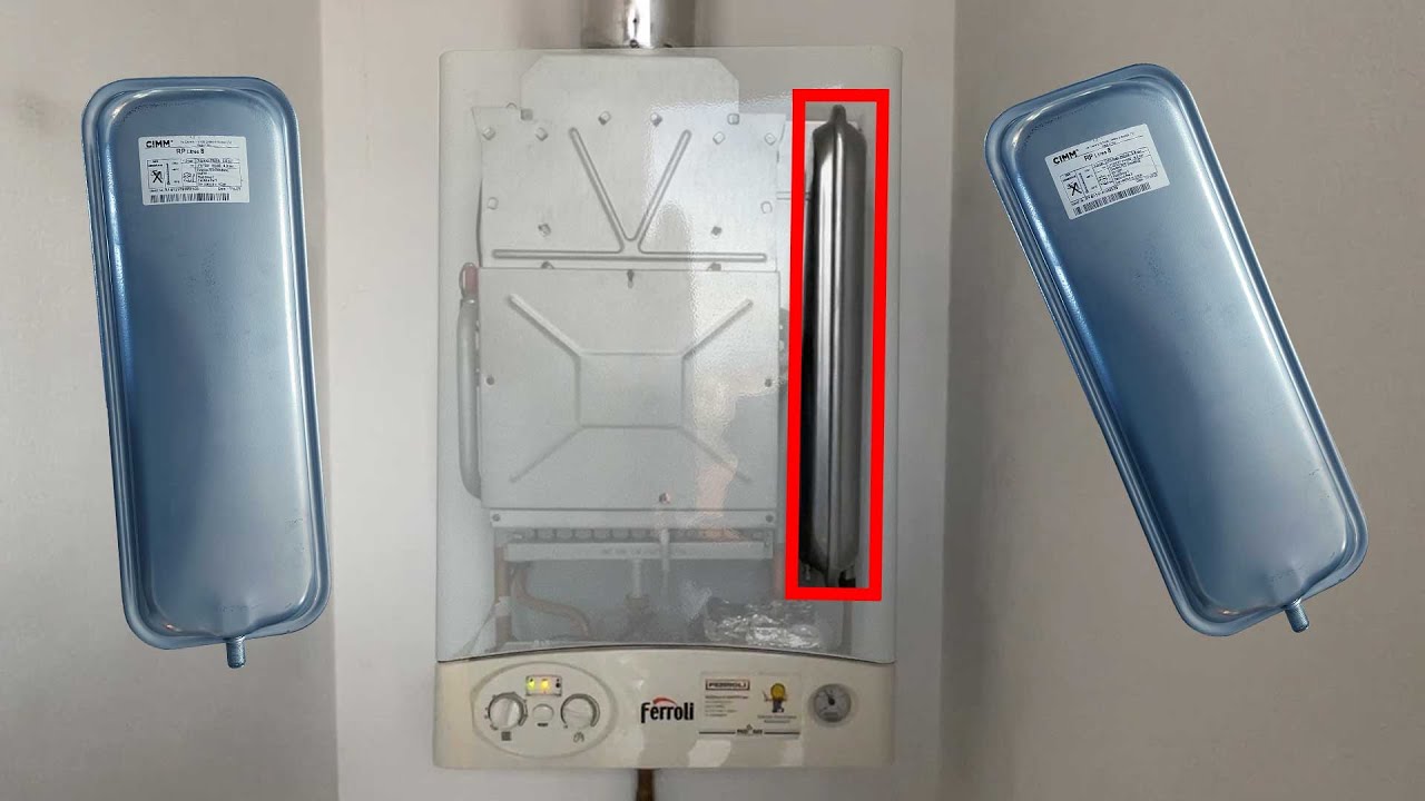 SOSTITUZIONE VASO D'ESPANSIONE CALDAIA  ------  BOILER EXPANSION VESSEL REPLACEMENT