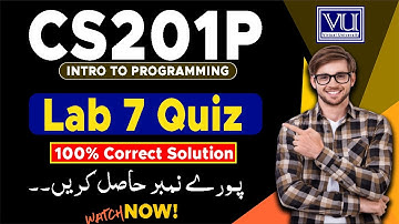 CS201p lab 7 Quiz Solution 2023 || C201p Lab 7 Quiz 2023 || The Merciful Academy
