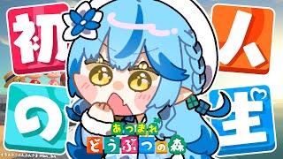 【あつまれ どうぶつの森】#04 人生初のどう森！まったりスローライフを送る【 雪花ラミィ /ホロライブ】