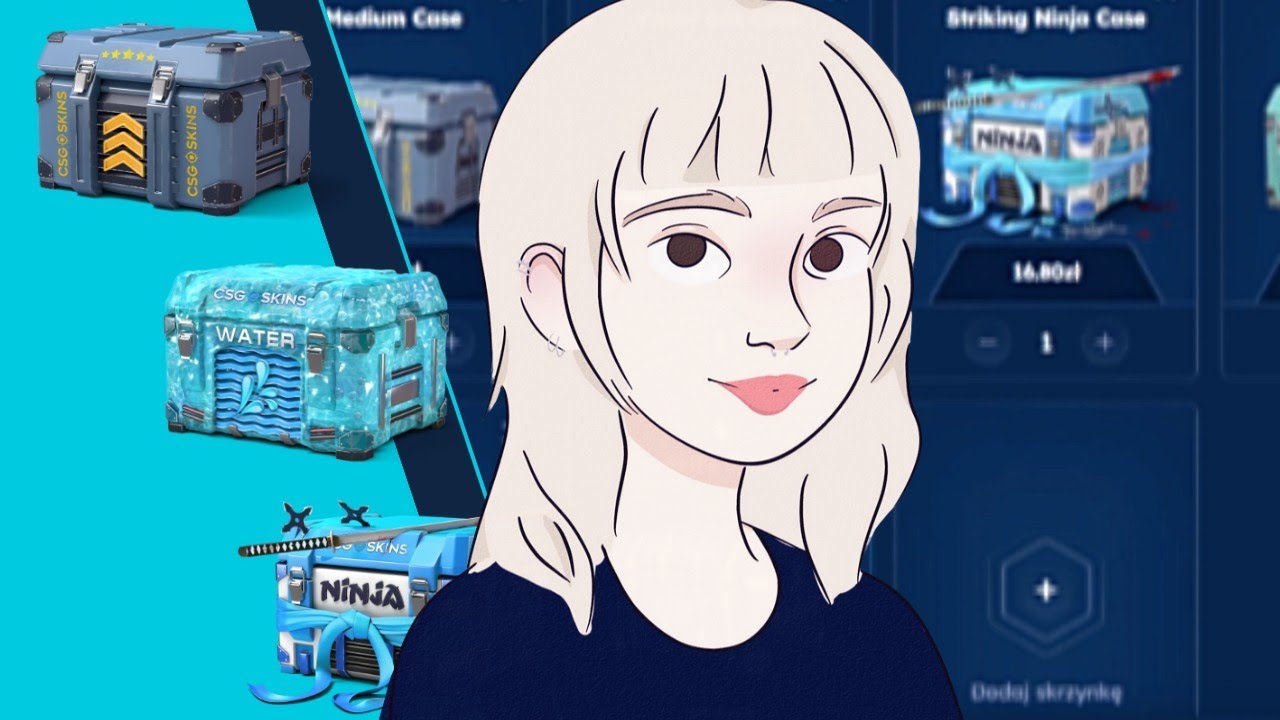 TYLKO NIEBIESKIE SKRZYNKI NA CSGO-SKINS