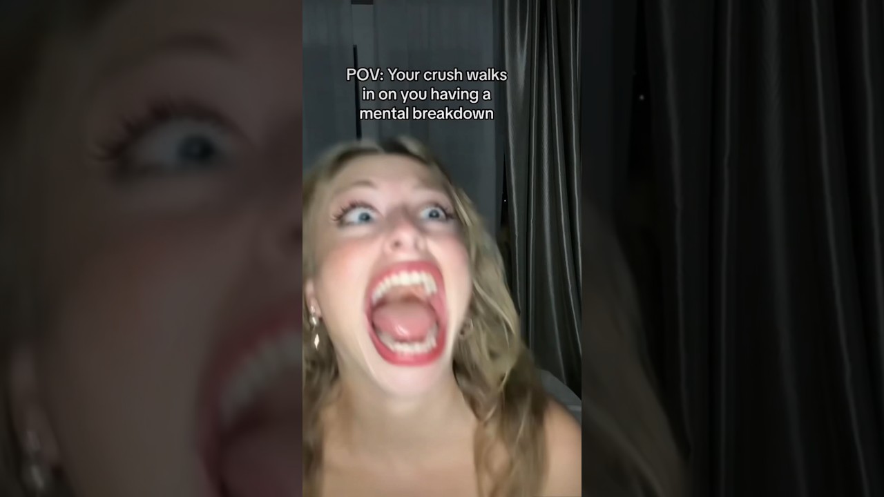 POV: Your crush walks in on you having a MENTAL BREAKDOWN 😨 