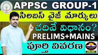 APPSC గ్రూప్-1 సిలబస్ వైజ్ మార్కులు | Appsc Group 1 Syllabus in telugu |svracademy | Appsc Groups