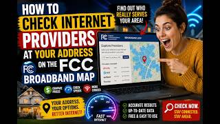 How to check internet providers at your address on the FCC Broadband map