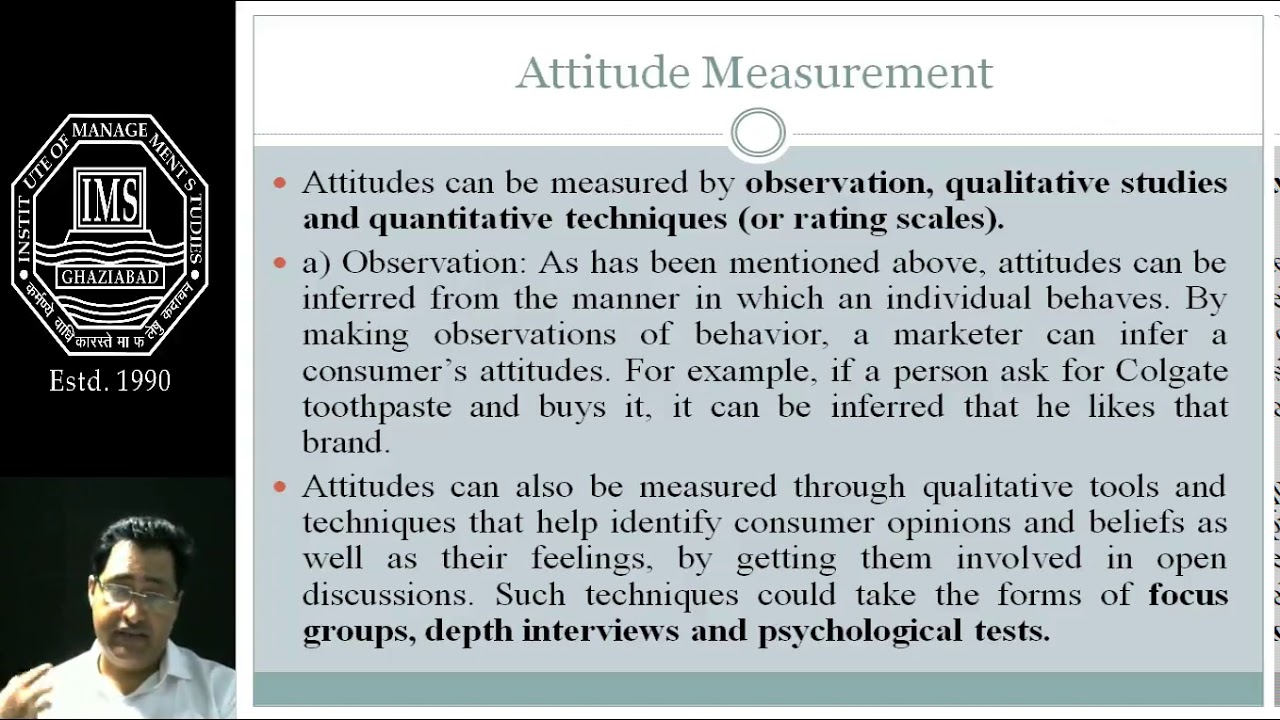 attitude measurement YouTube