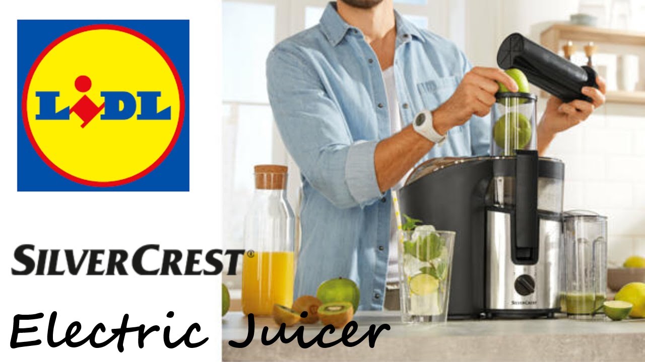 Middle of Lidl – SilverCrest Electric Juicer – It takes lot of juice to juice this juicer!