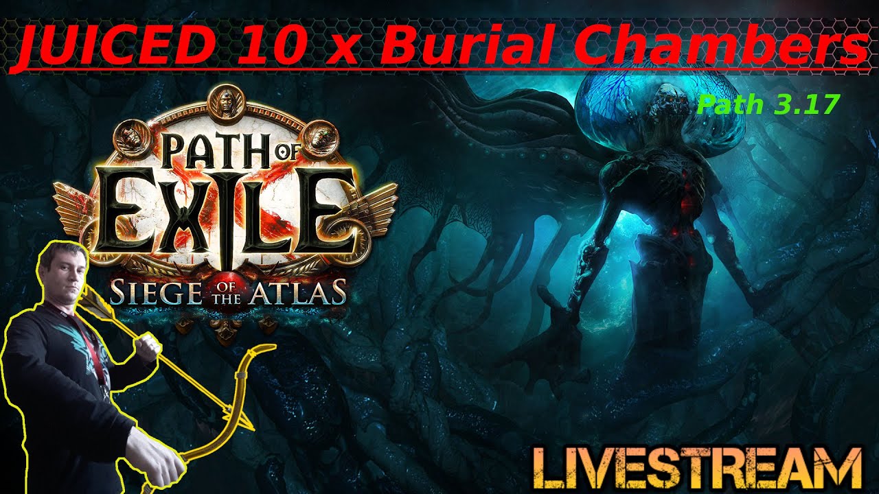 [Path of Exile] Projekt Juiced 10 x Burial Chamber + Scarab | HIGH Quantity Map