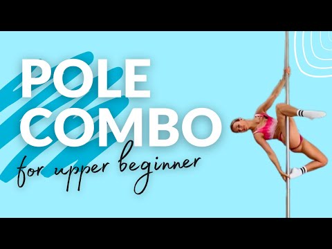 Beautiful POLE COMBO for UPPER BEGINNERS | Pole Dance Tutorial
