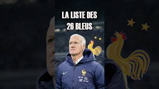 La dernière liste de DD avant le mondial ! #football #france