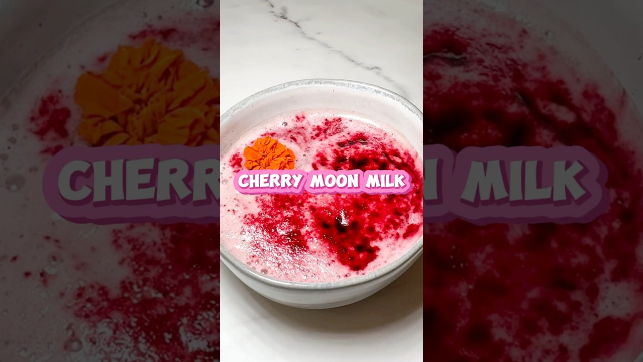 Cherry Moon Milk Recipe: Vegan + Plant Based!