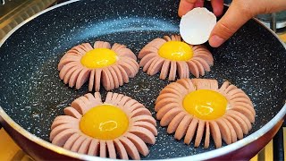 Best breakfast recipe Just sausages and eggs Easy and delicious recipe