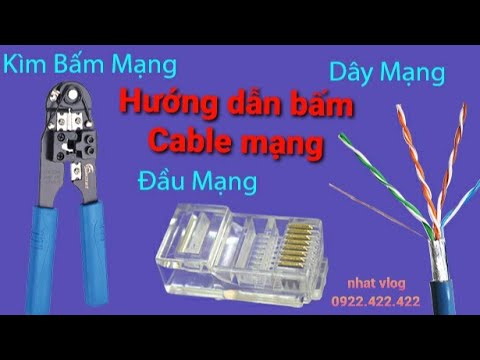 cat6 cable  New Update  Hướng dẫn bấm cable (cáp) mạng cat6 | Chuẩn T568B