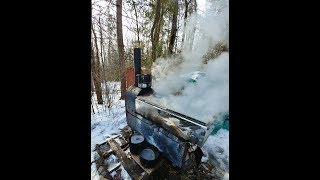 My last Maple syrup boil of 2018