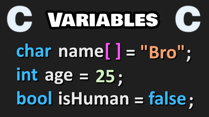 Learn C programming variables easy! ❎