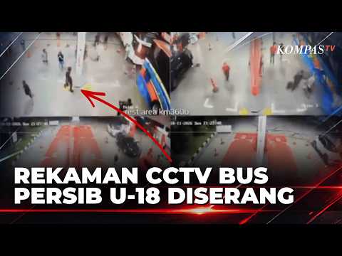 Viral! Persib U-18 Team Bus Attacked at Batang Rest Area, Vehicle Damaged and Suitcases Stolen | ...