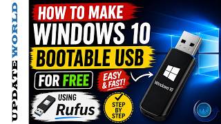 How To Make a Windows10 Bootable USB-pendrive for FREE || Bootable Pendrive for Window10 using Rufus