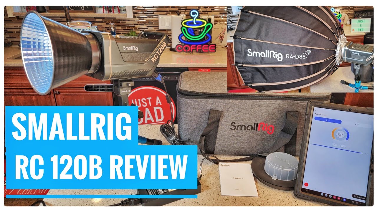 New SmallRig RC120B Bi-Color Video Light Review & How To Connect ...