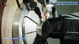 Automatic bundle loader fiber laser metal tube pipe cutting machine