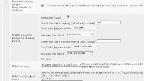 Disable payment per selected shipping method (RuposTel One Page Checkout)