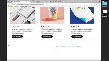 Navigation Tabs Bootstrap 4 - For beginners