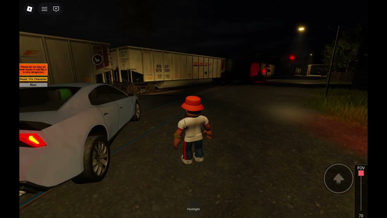 Roblox gaming! BNSF books through! Game: Work At A Pizza Place But With Trains