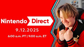 Nintendo Direct 9.12.2025 Live Reaction!!!
WE FINALLY HAVE A NEW NINTENDO DIRECT!!! The announcements can be ENDLESS, could they announce Super Mario Odyssey 2 or a new 3D Super Mario Game in general? Or maybe theyll finally talk about Metroid Prime 4. OR WHAT ABOUT THE NEXT SMASH BROS GAME??? Or maybe that new Pokémon Spin off game that people have been talking about, regardless the skys the limit with this one, except Im pretty sure we wont get Deltarune news
My Twitch: https://www.twitch.tv/eganmedia
My Discord: https://discord.gg/SUUM2xxgq2
Become A Member: https://www.youtube.com/channel/UCeVIJUEV-Y8gcvv8r2cpNiA/join Nintendo Direct 9.12.2025 Live Reaction!!!