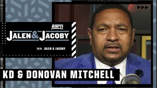Information Mark Jackson’s verdict on Donovan Mitchell & Kevin Durant 🍿 | Jalen & Jacoby Guide