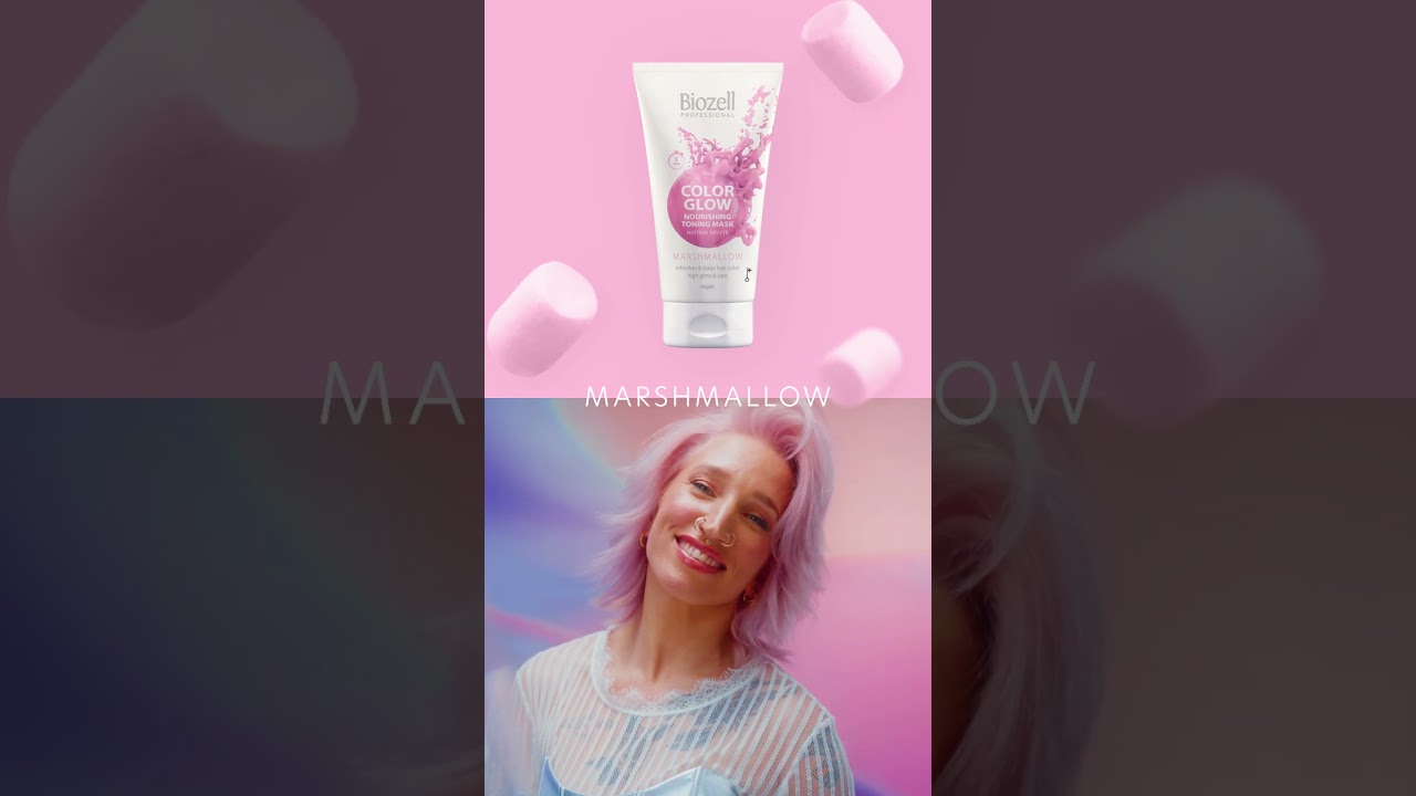 Biozell Color Glow – Marshmallow – Switch into glow state.