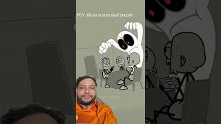 Ghost Tried To Scare Deaf People But Failed  funny funnyimages comedy laughnonstop