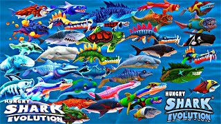 Maxed Out All Sharks in Hungry Shark Evolution! Ultimate Guide. screenshot 4