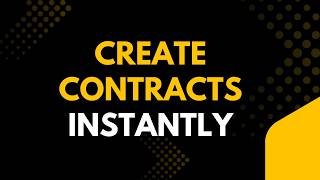 How to Generate a Contract in Under 60 Seconds with AI Wealth