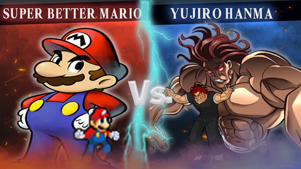 [MUGEN] Super Better Mario vs Yujiro Hanma - YouTube