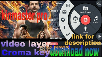 video layer option chroma key option in kinemaster hindi