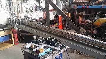 Cnc plasma gantry  build moving @48 meters/minute