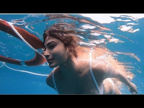 Mouni Roy HOT Underwater VIDEO In White SWIMSUIT At Maldives || Instagram