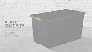 Sterilite - 45 Gallon Wheeled Latch Tote