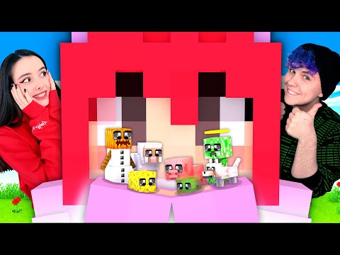 ЗАВЕЛИ маленьких ПИТОМЦЕВ в МАЙНКРАФТ 😱 МОЯ Девушка ИГРАЕТ В MINECRAFT 🤡 #13 @yes_well