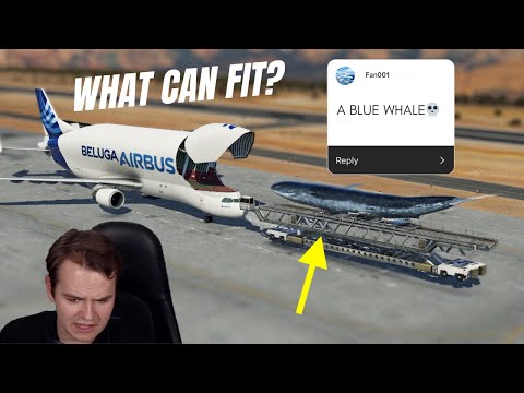 Asking my viewers what I should LOAD INTO THE BELUGA (bad idea)