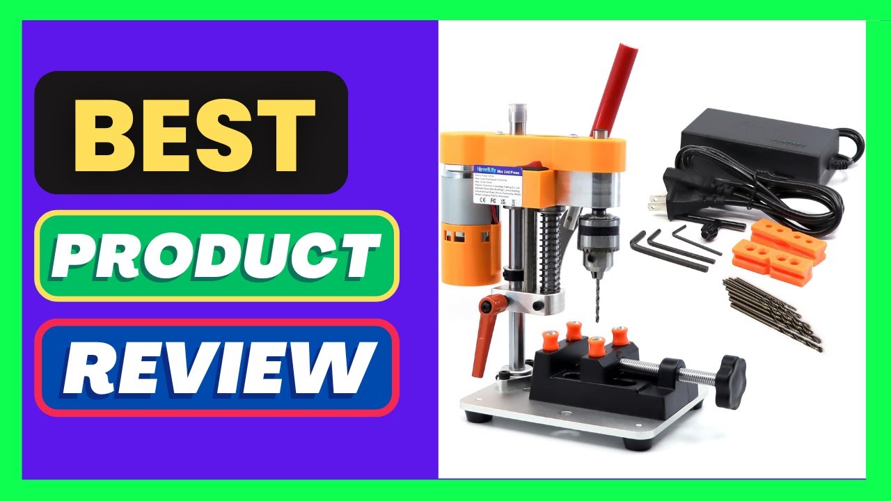 NovelLife Mini Drill Press Precision Benchtop Drilling Machine Elecric