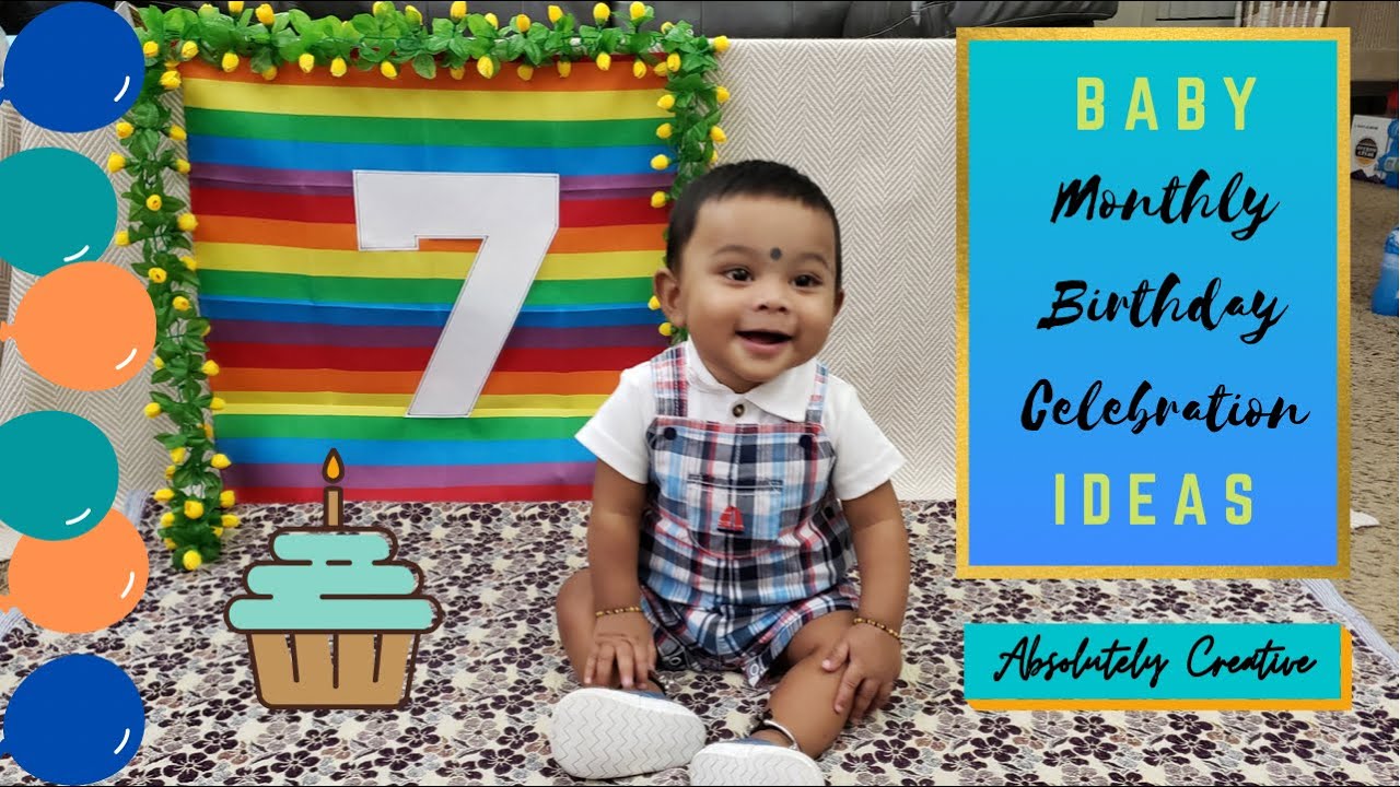 Affordable & Easy Baby Monthly Birthday Celebration Photoshoot Ideas At